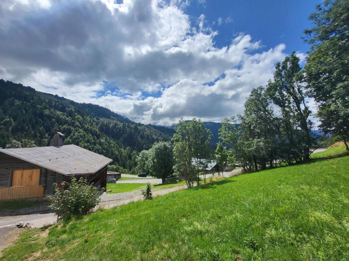 Appartement Cosy Face Aux Aravis Le Grand-Bornand Exterior foto