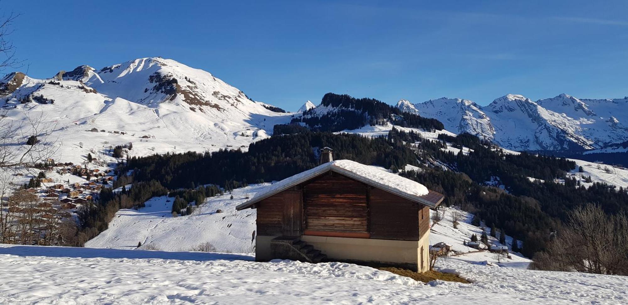 Appartement Cosy Face Aux Aravis Le Grand-Bornand Exterior foto