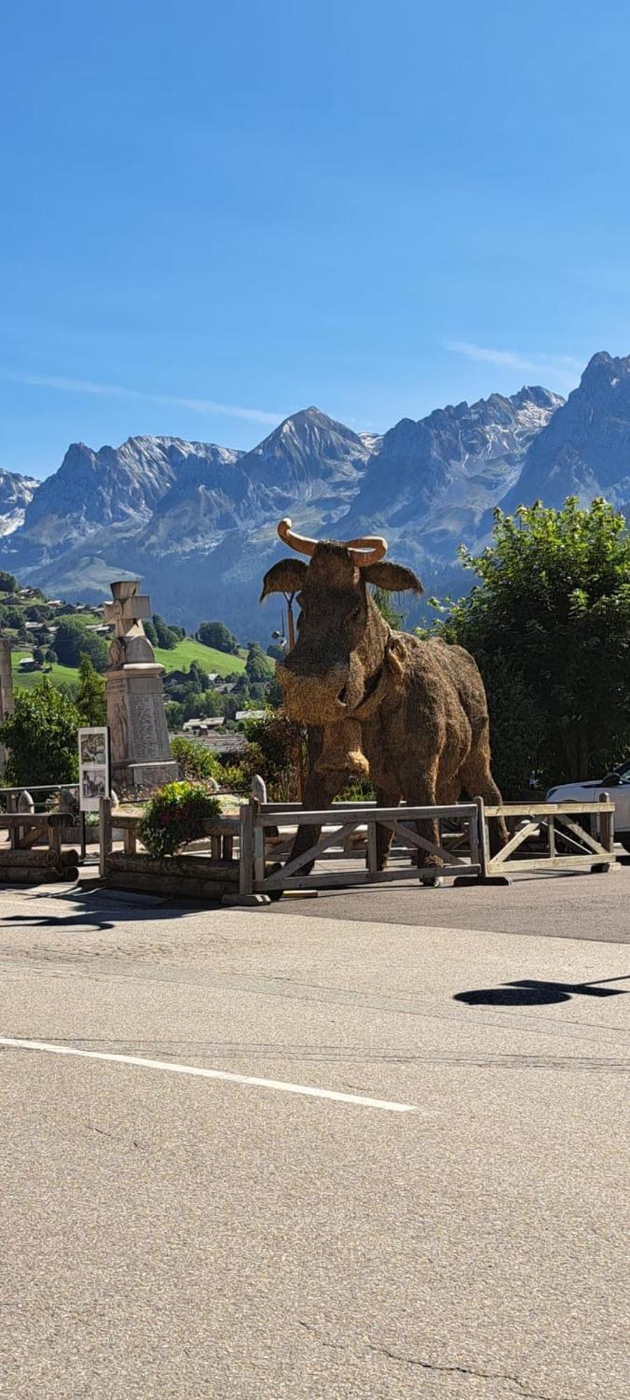 Appartement Cosy Face Aux Aravis Le Grand-Bornand Exterior foto